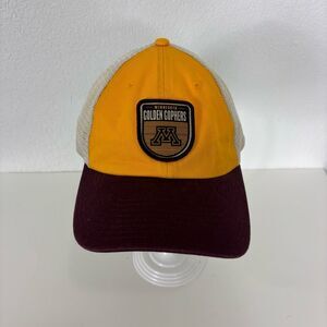 New Minnesota Golden Gophers Yellow & Maroon Mesh Back Hat Adjustable Unisex